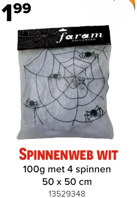 Promotie: Faram Spinnenweb wit
