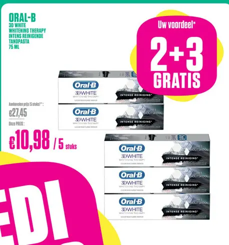 Promotie: 3d white whitening therapy intens reinigende