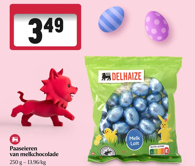 Promotie: Paaseieren van melkchocolade