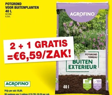 Promotie: Potgrond voor buitenplanten