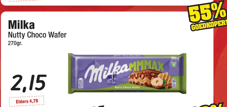 Aanbieding: Nutty Choco Wafer