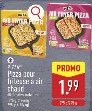 Offre: Pizza pour friteuse à air chaud