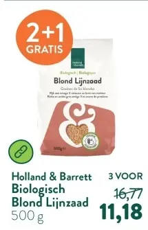 Aanbieding: Holland & Barrett Biologisch Blond Lijnzaad