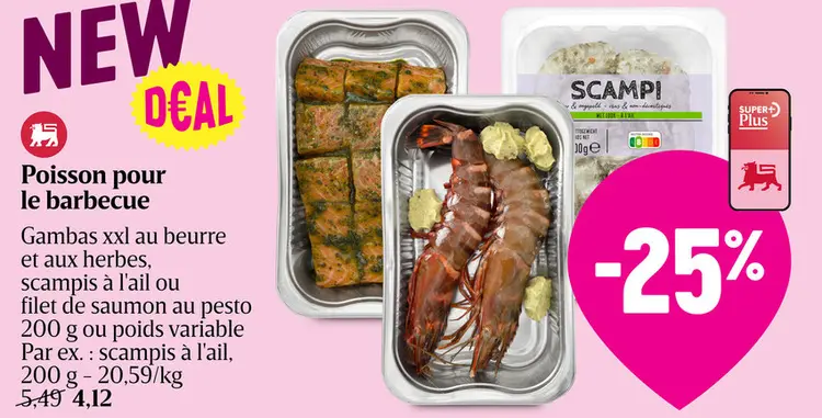 Offre: Poisson pour le barbecue