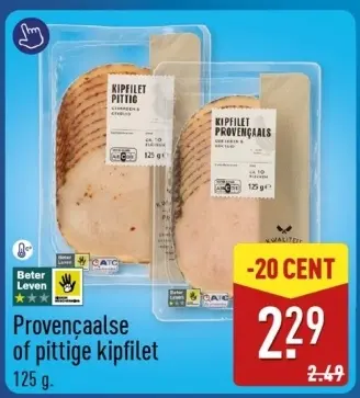 Aanbieding: Provençaalse of pittige kipfilet