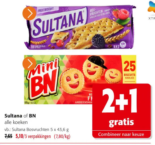 Promotie: Sultana of BN alle koeken
