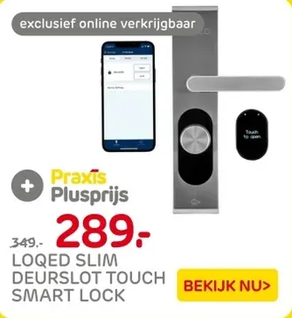Aanbieding: Loqed slim deurslot touch smart lock