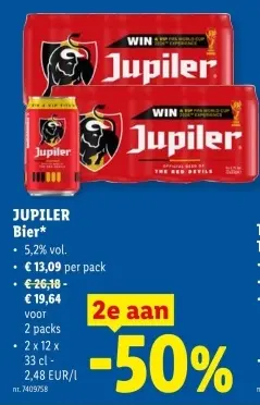 Promotie: JUPILER Bier