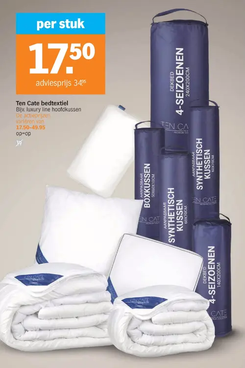 Aanbieding: Ten Cate bedtextiel
