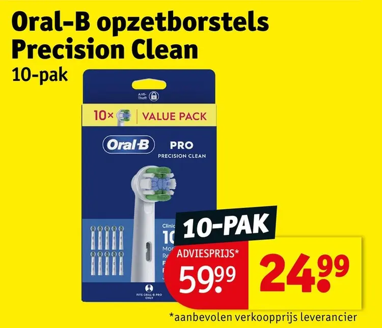 Aanbieding: Opzetborstels Precision Clean