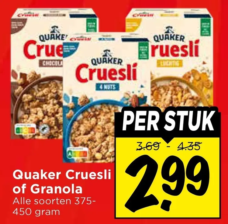 Quaker Cruesli of Granola