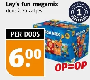 Aanbieding: Lay's fun megamix