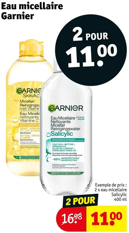 Offre: Micellair water