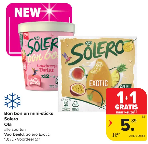 Promotie: Bon bon en mini-sticks