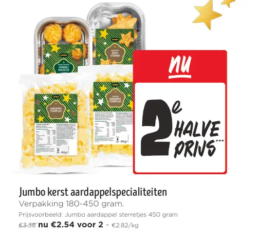 Promotie: kerst aardappelspecialiteiten