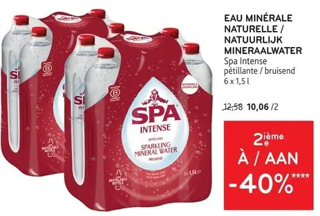 Offre: EAU MINÉRALE NATURELLE / NATUURLIJK MINERAALW