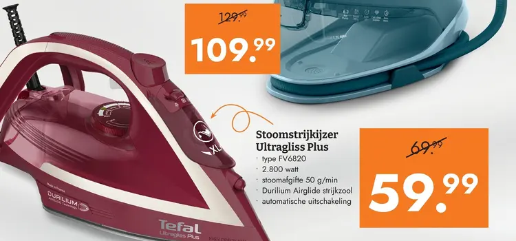 Aanbieding: Stoomstrijkijzer Ultragliss Plus