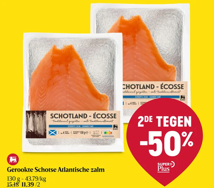 Aanbieding: Gerookte Schotse Atlantische zalm