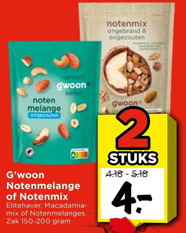 Aanbieding: Notenmelange of Notenmix