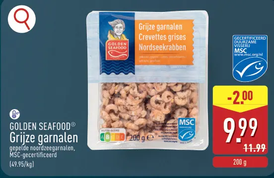 Promotie: Grijze garnalen