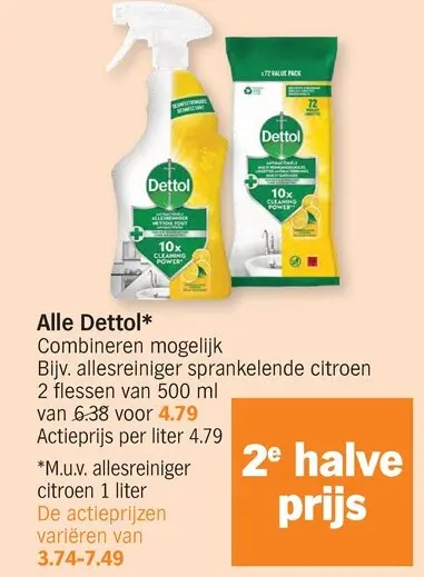 Promotie: Alle Dettol