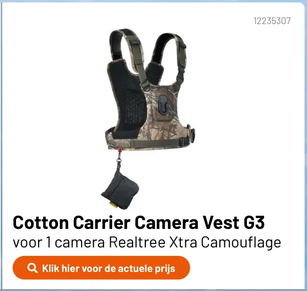 Promotie: Cotton Carrier Camera Vest G3