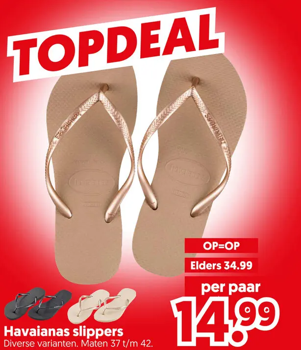 Aanbieding: Havaianas slippers