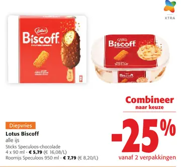 Aanbieding: Lotus Biscoff alle ijs