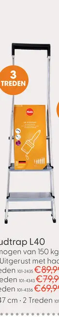 Aanbieding: Hailo Ladder 3 treden