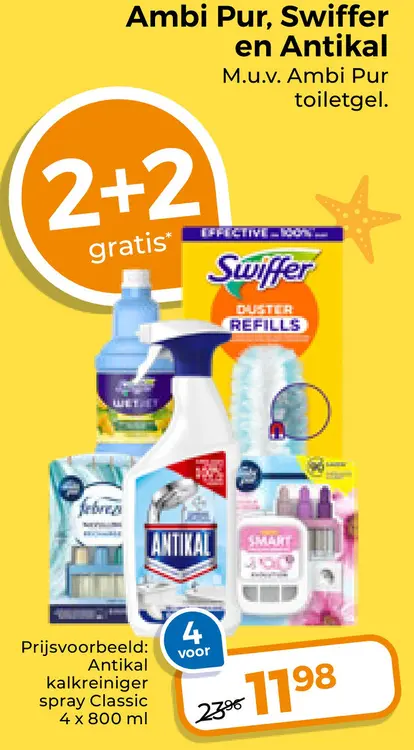 Aanbieding: Ambi Pur, Swiffer en Antikal