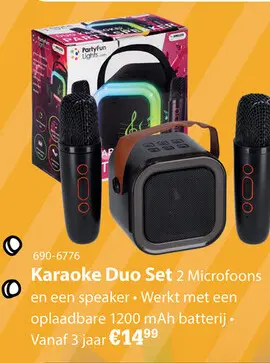 Aanbieding: Karaoke Duo Set