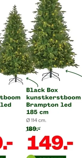 Aanbieding: Everlands kunstkerstboom Grandis Fir led