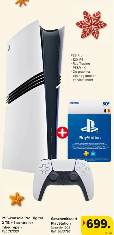 Promotie: PS5-console Pro Digital + PlayStation Geschen