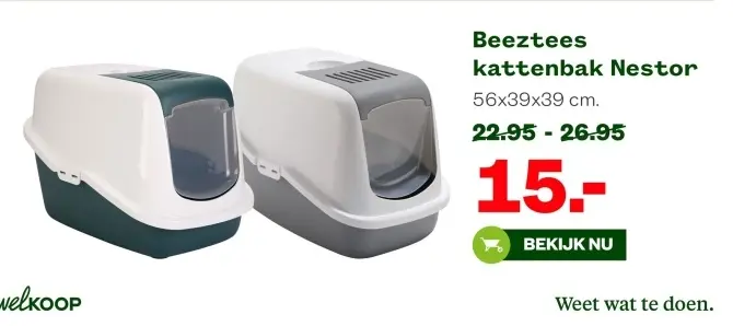 Aanbieding: Kattenbak Nestor