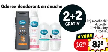 Aanbieding: Odorex deodorant en douche
