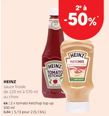 Offre: Sauce froide