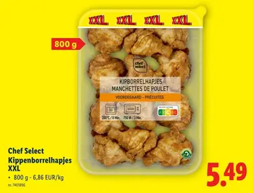 Aanbieding: Chef Select Kippenborrelhapjes XXL