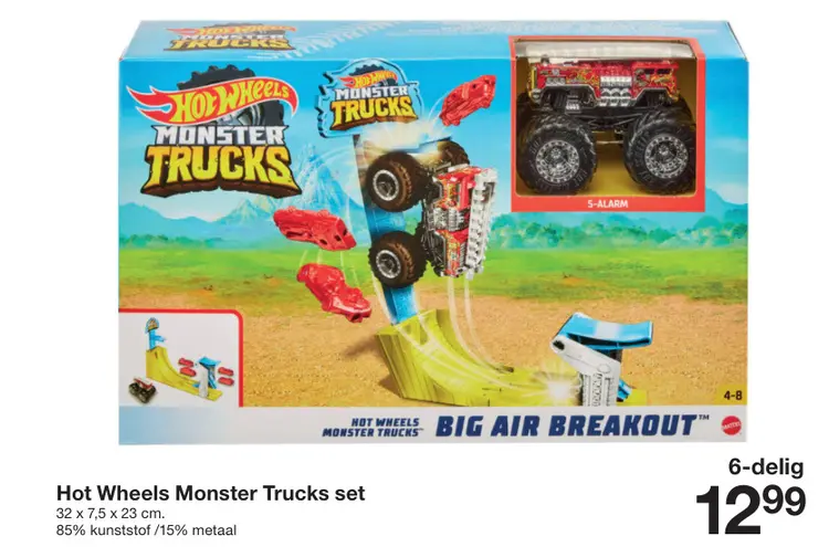 Promotie: Hot Wheels Monster Trucks set