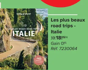 Offre: Les plus beaux road trips - Italie