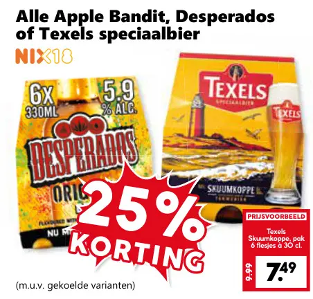 Aanbieding: Apple Bandit, Desperados of Texels speciaalbier