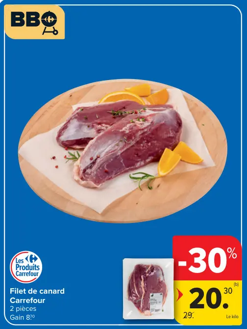 Offre: Filet de canard