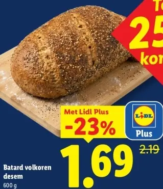 Aanbieding: Batard volkoren desem