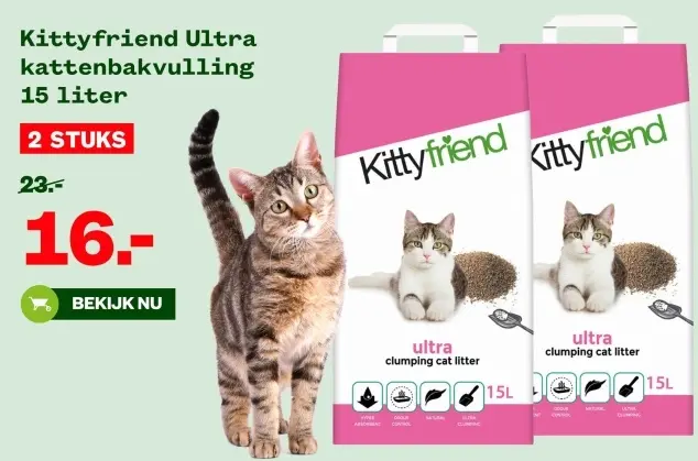 Aanbieding: Ultra kattenbakvulling