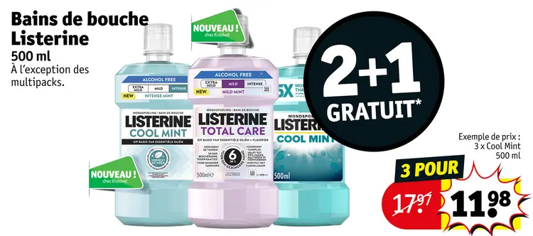 Offre: Bains de bouche