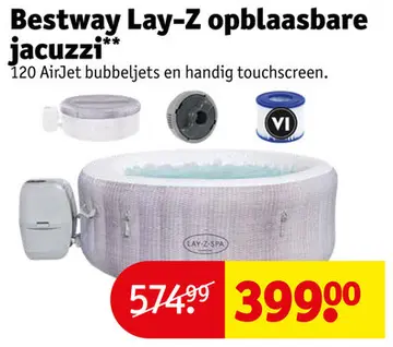 Aanbieding: Bestway Lay-Z opblaasbare jacuzzi
