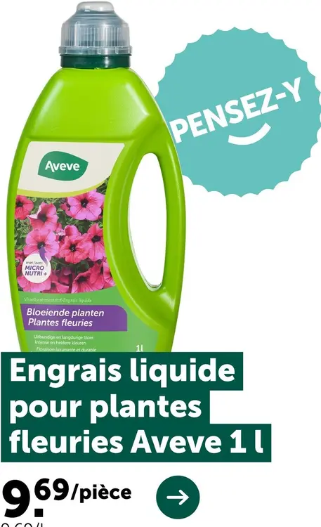 Offre: Engrais liquide pour plantes fleuries