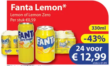 Aanbieding: Fanta Lemon