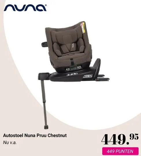 Aanbieding: Autostoel Pruu Chestnut