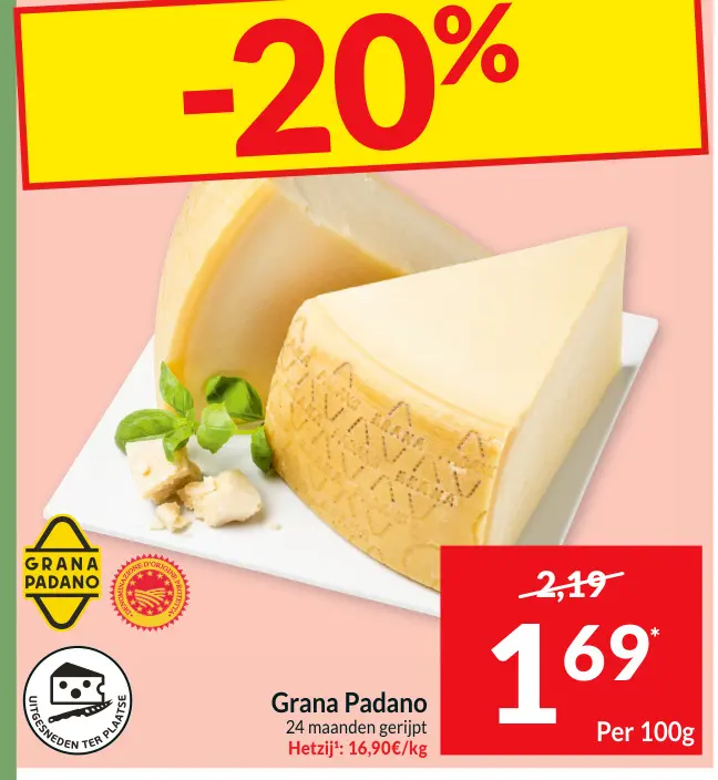 Promotie: Grana Padano