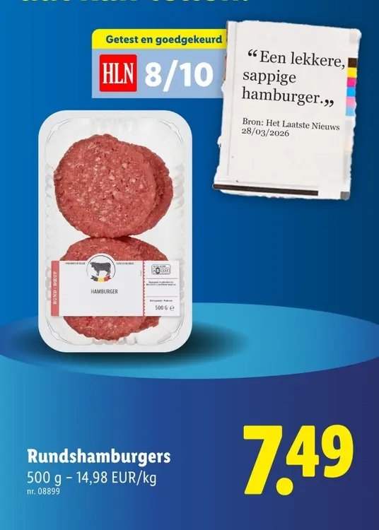 Promotie: Rundshamburgers